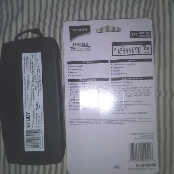 Geometry Set & Scientific Calculator - Picture 2 of 2